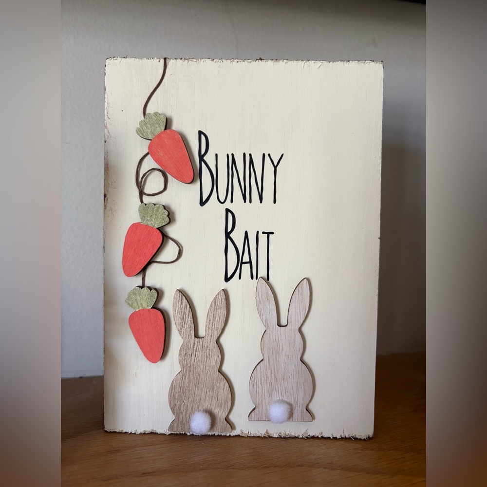 Cream and Brown Bunny Decor
